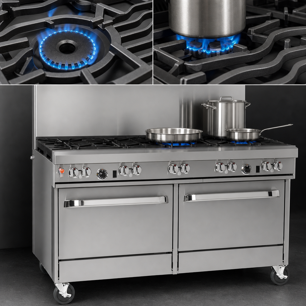 Non-Clog Burners with Wavy Grates