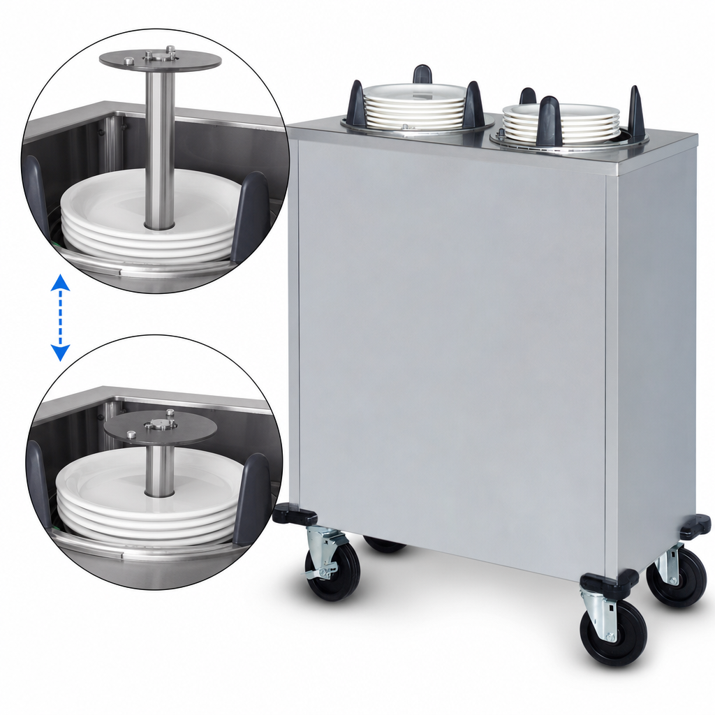 Two Self-Leveling Dispensing Tubes