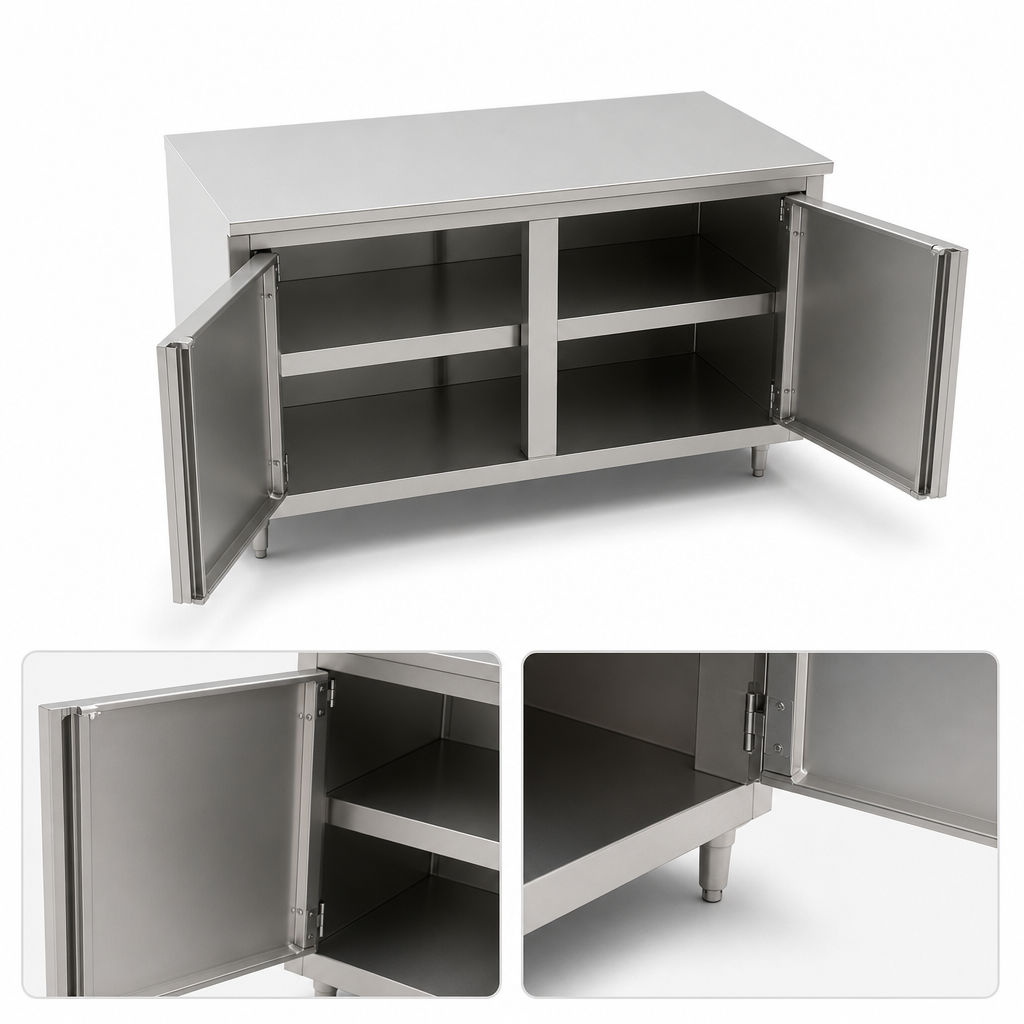 Cabinet Base with Hinged Doors