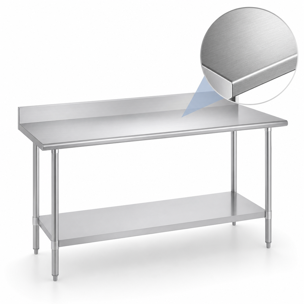14-Gauge 300-Series Stainless Steel Top