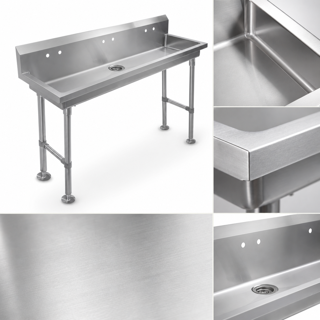 16-Gauge Type 300 Stainless Steel Construction
