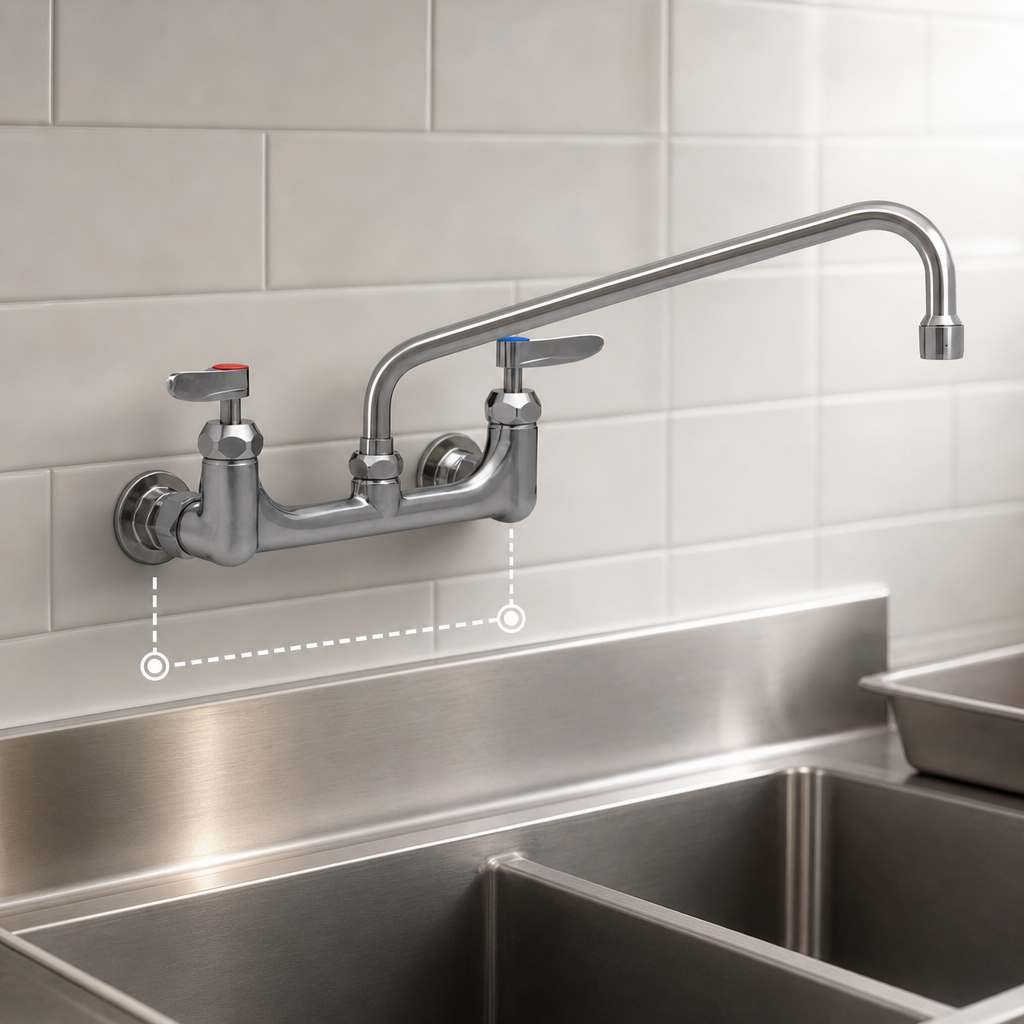 8-Inch Center Wall Mount