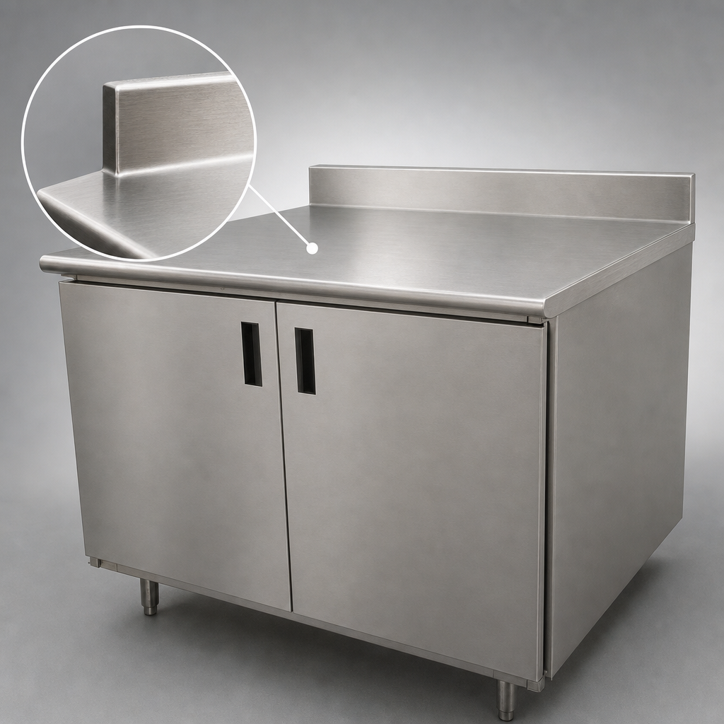 16-Gauge 304 Stainless Steel Top