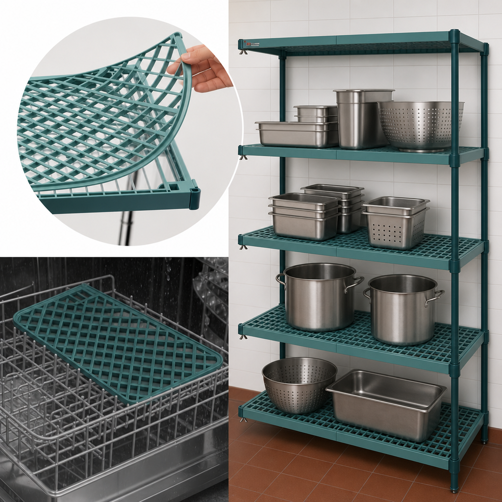 Removable Polymer Shelf Mats