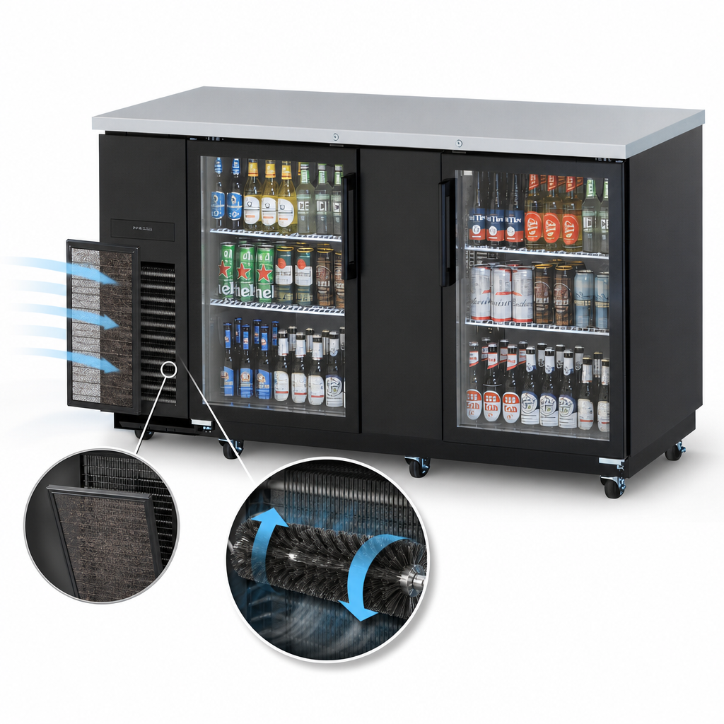 Self-Cleaning Condenser