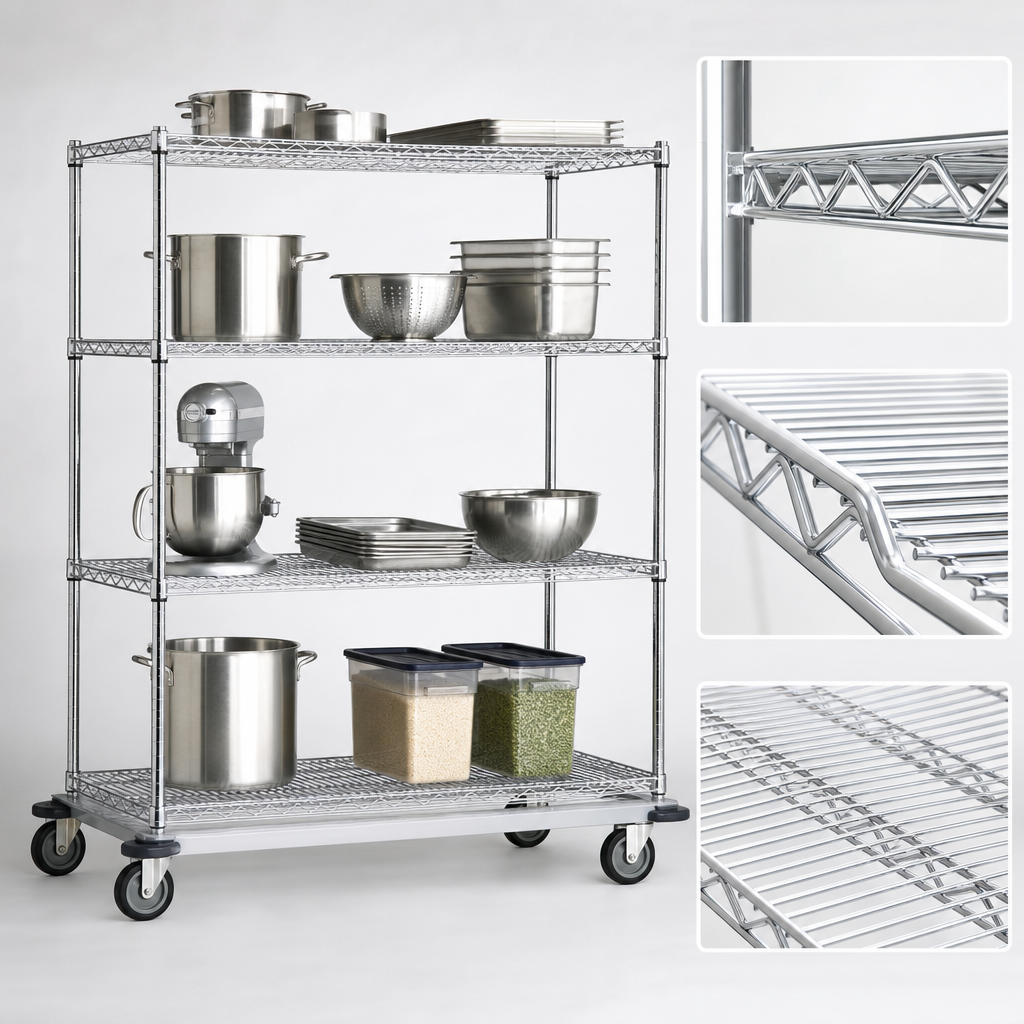 Patented QuadTruss Shelf Design