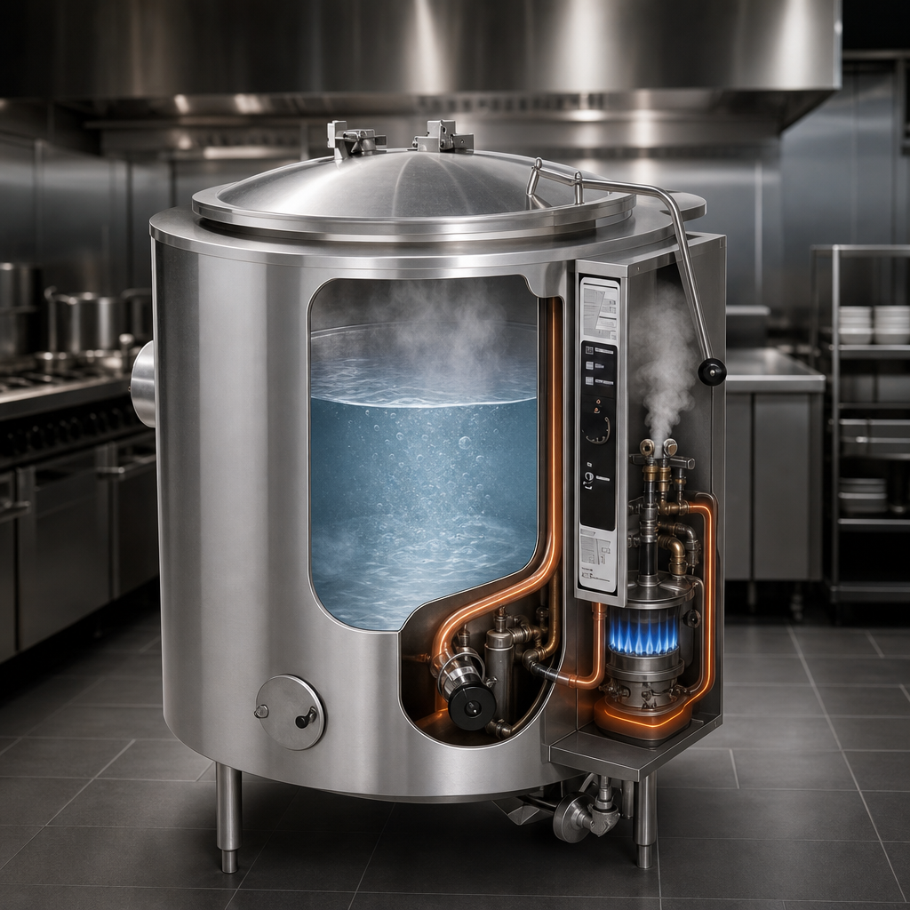 Self-Contained Gas Steam Source