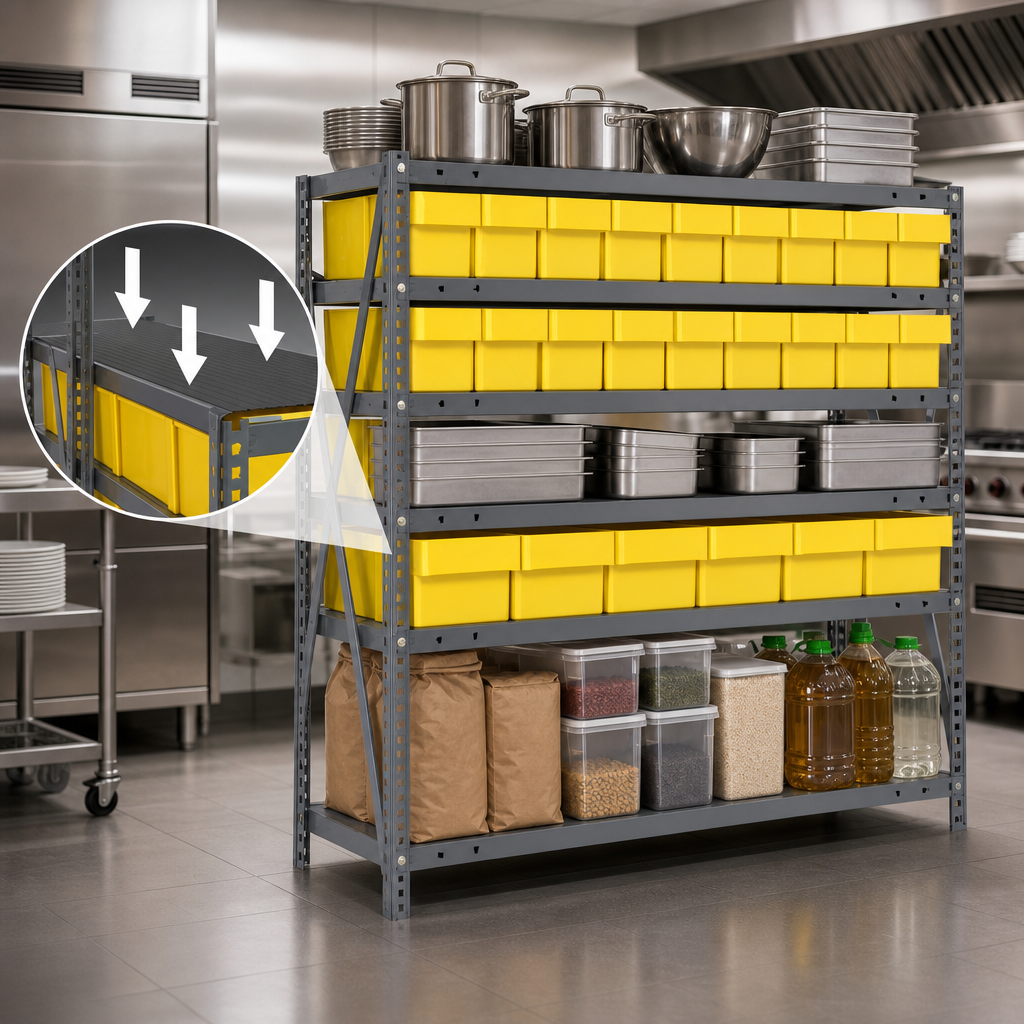 400 lb. Per Shelf Capacity