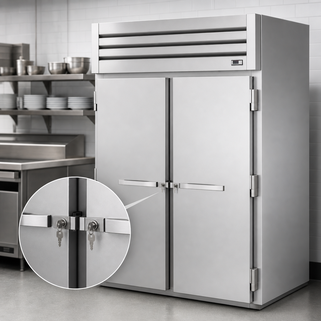 Locking Stainless Steel Doors