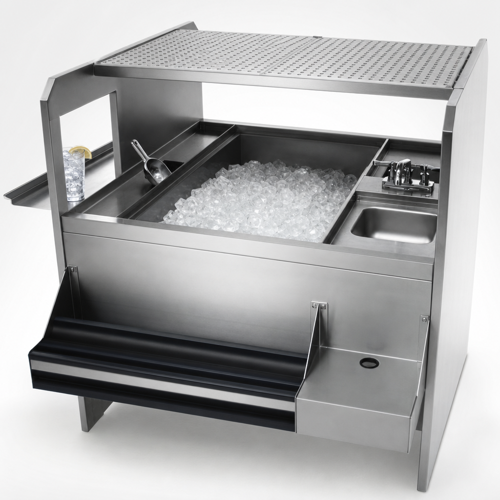 Pass-Thru Ice Bin