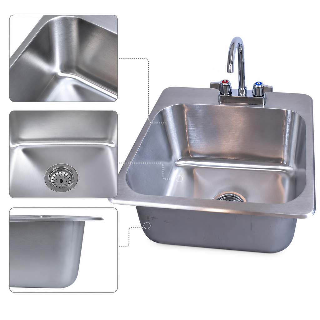 Deep-Drawn Basin