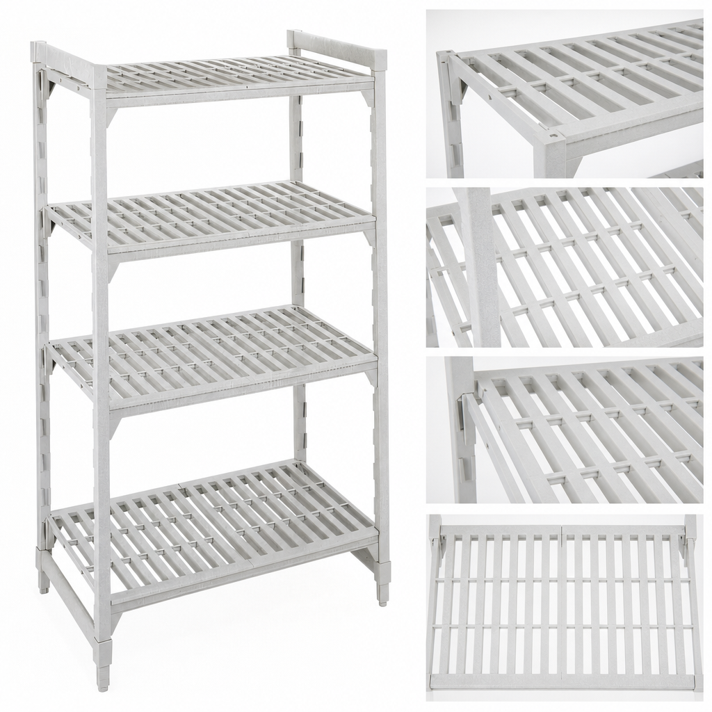 Four Vented Shelves