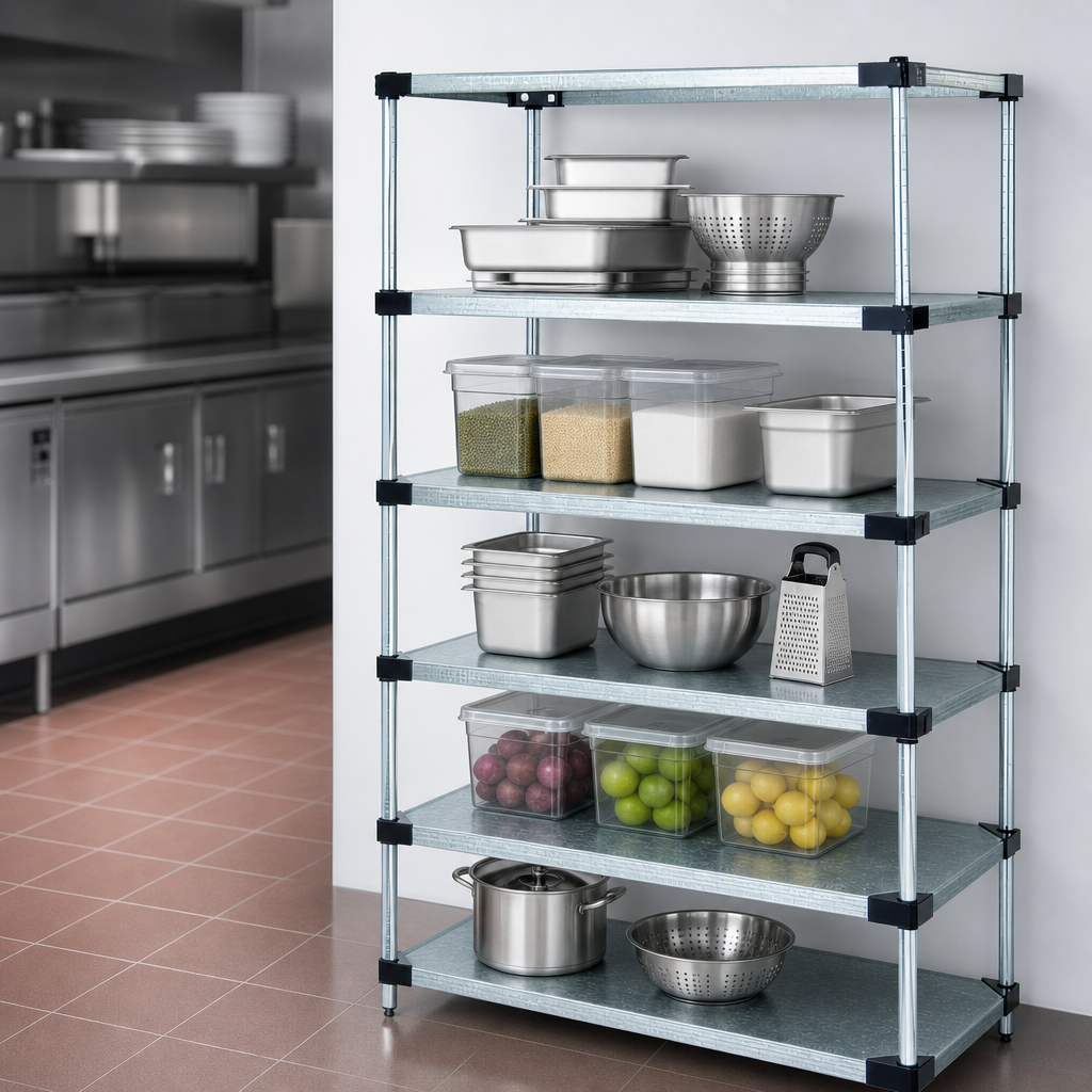 Five Solid Shelves