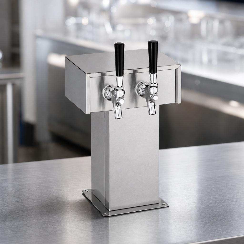 2-Faucet Tee Tower