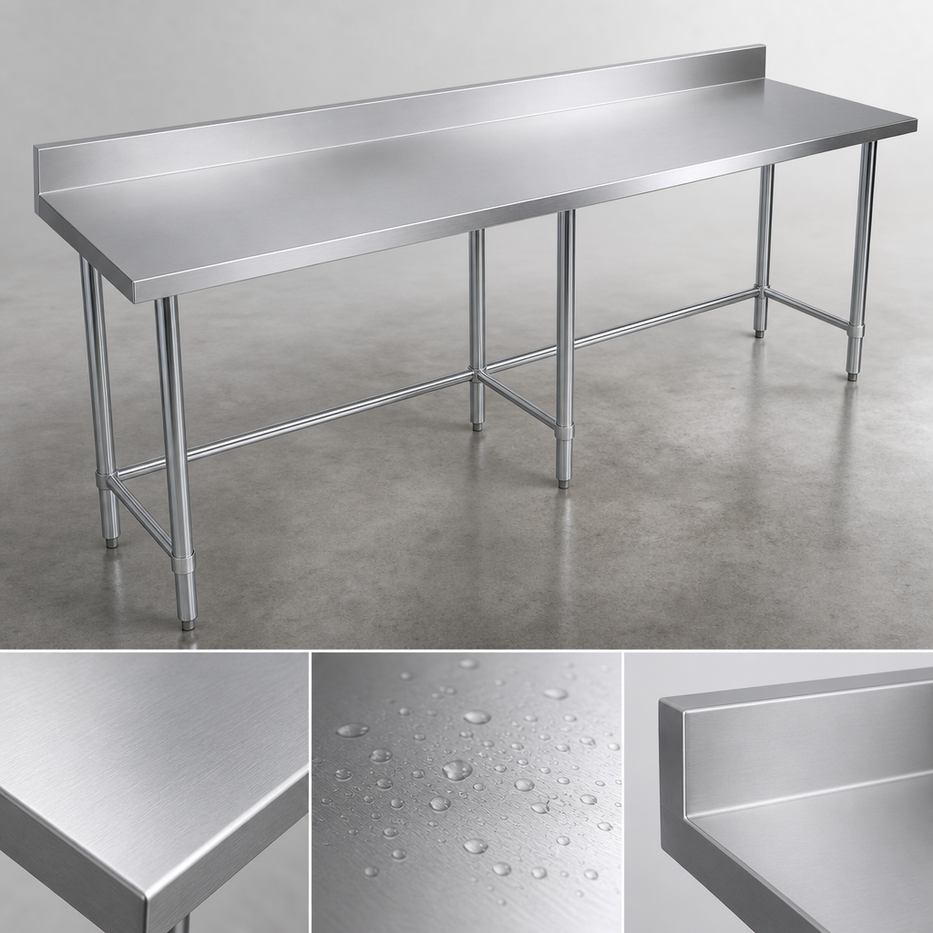 18-Gauge 430 Stainless Steel Top