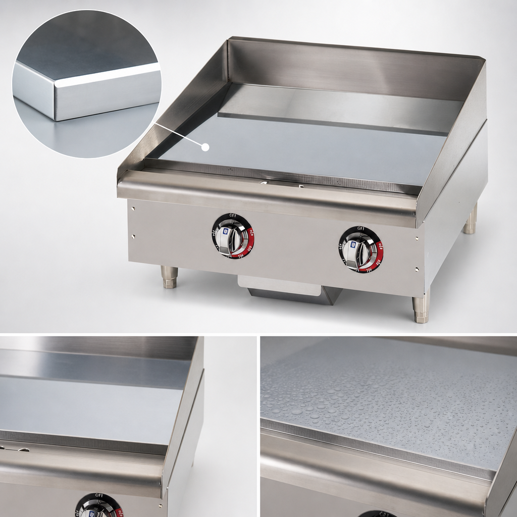 1-Inch Chrome Griddle Plate