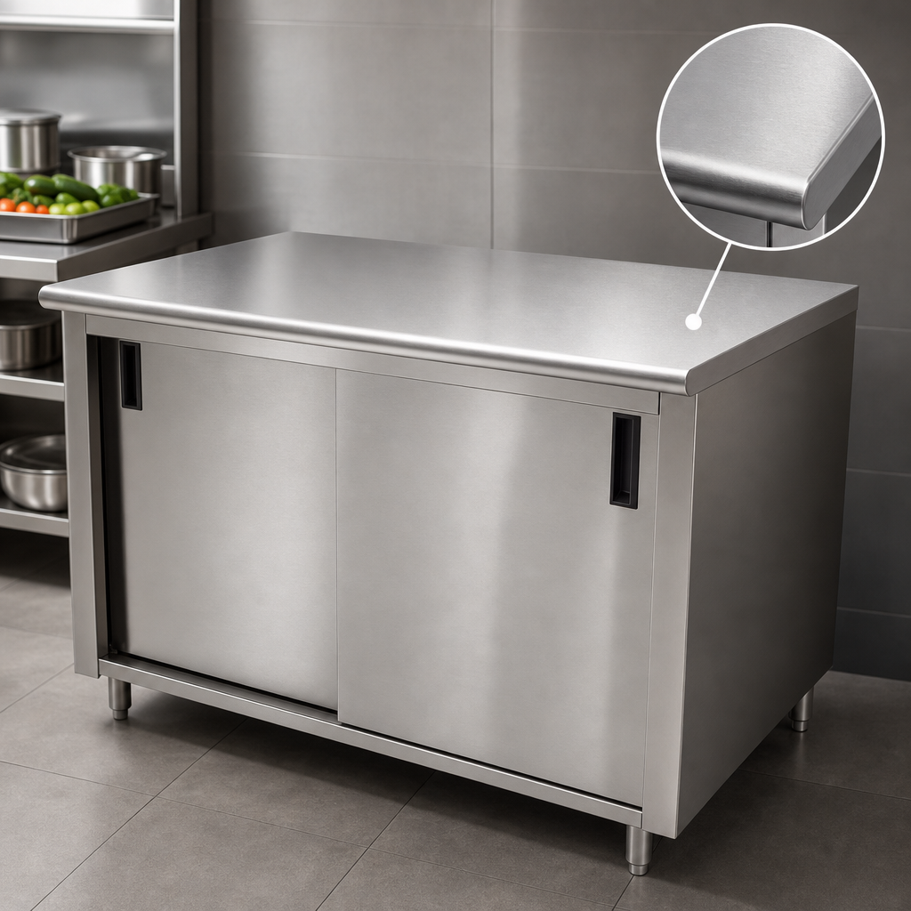 16-Gauge 304 Stainless Steel Top