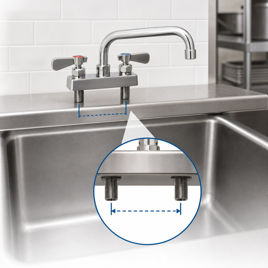4-Inch Center Deck Mount
