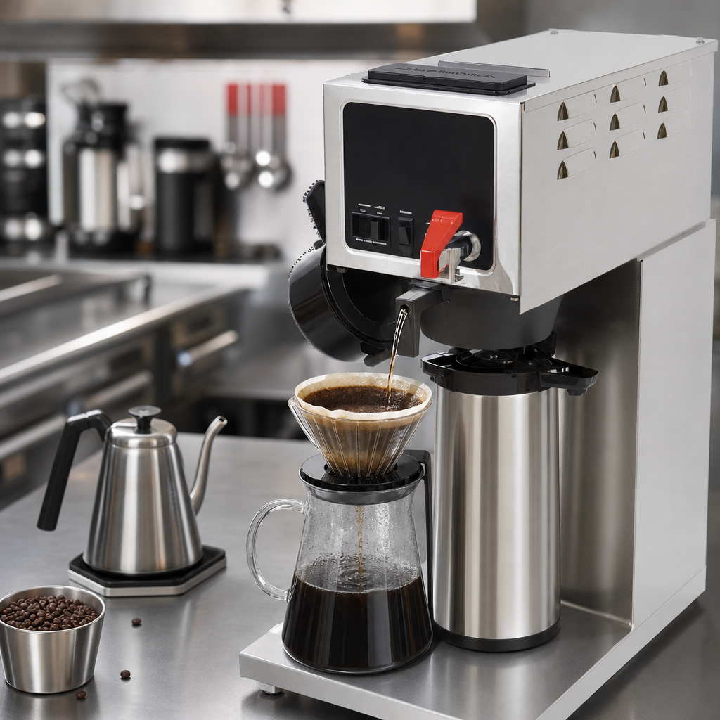 Built-In Pour Over Feature