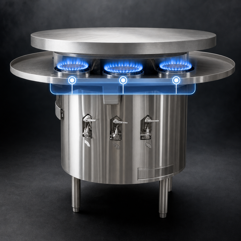 Three Burners