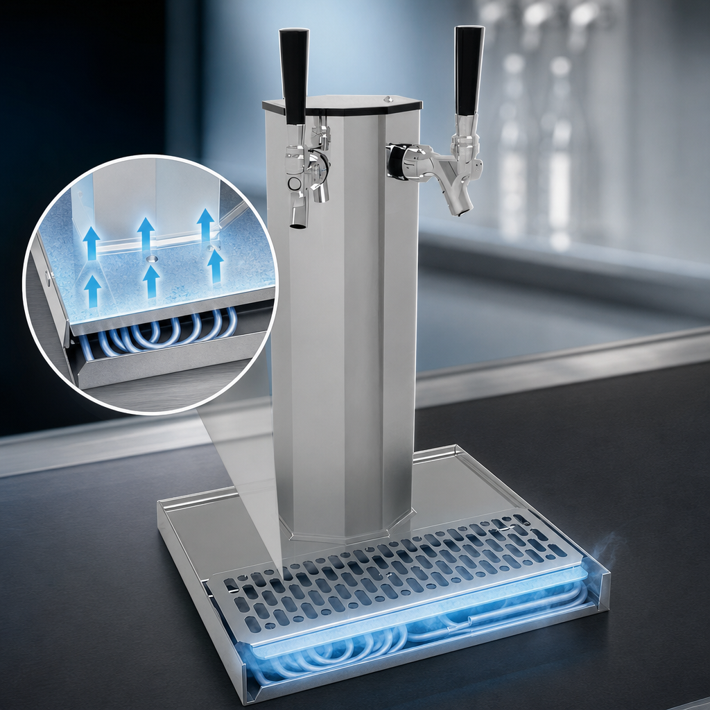 Glycol-Cooled Cold Plate Assembly