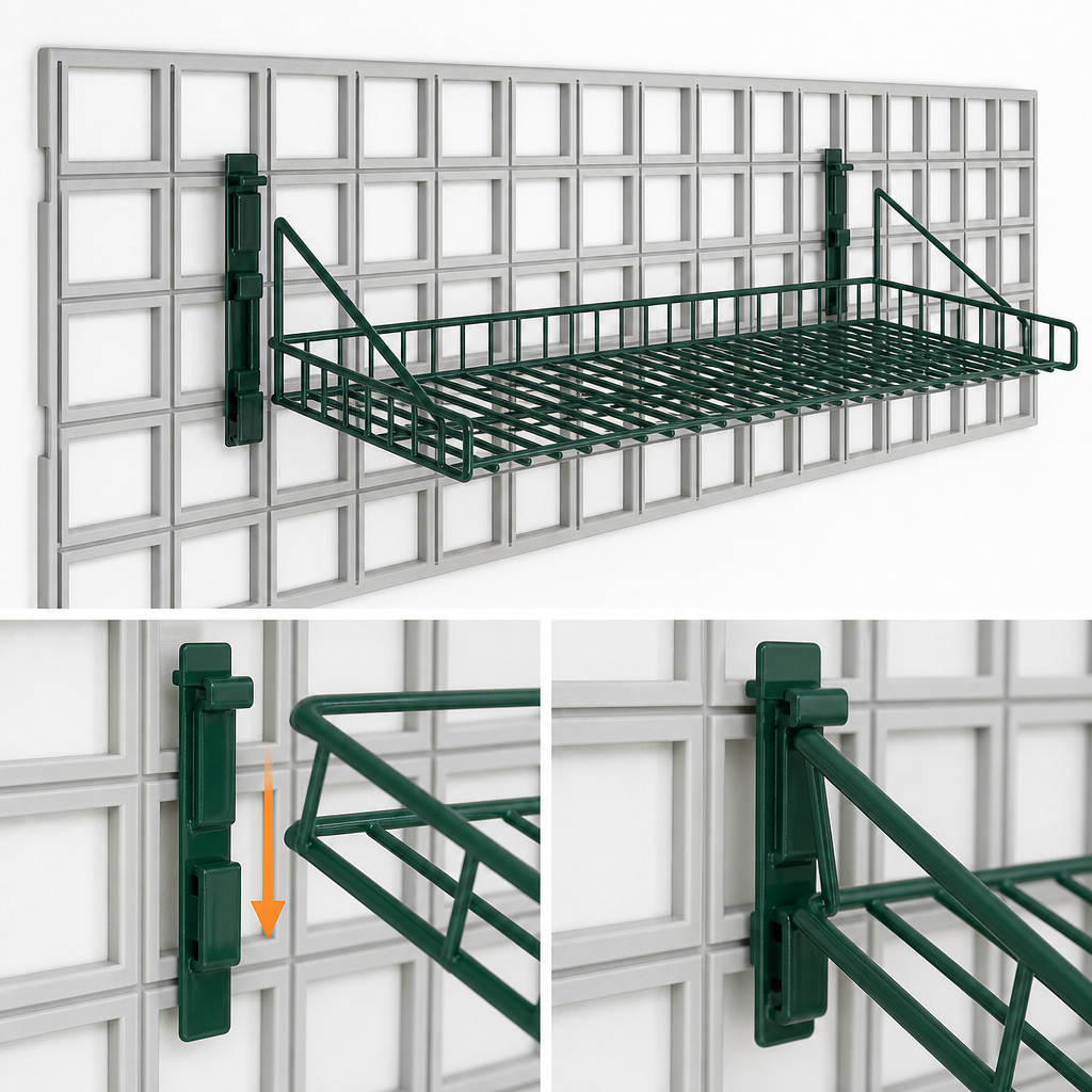 Fastener-Free Hook-On Mounting