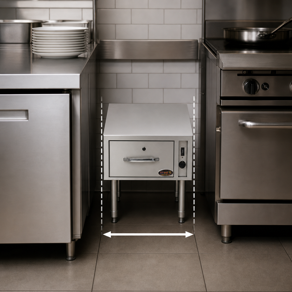 Freestanding Narrow-Width Design