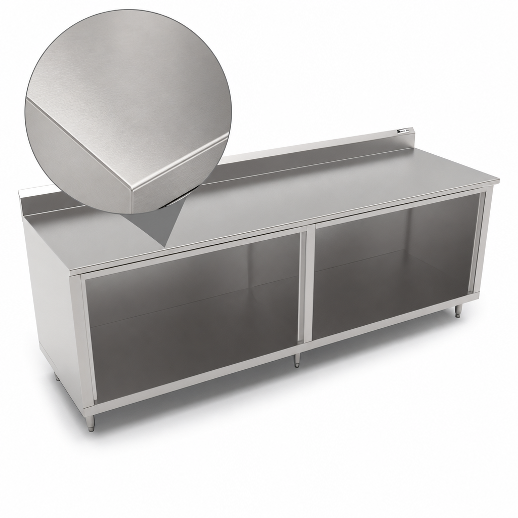 16-Gauge 300-Series Stainless Steel Top