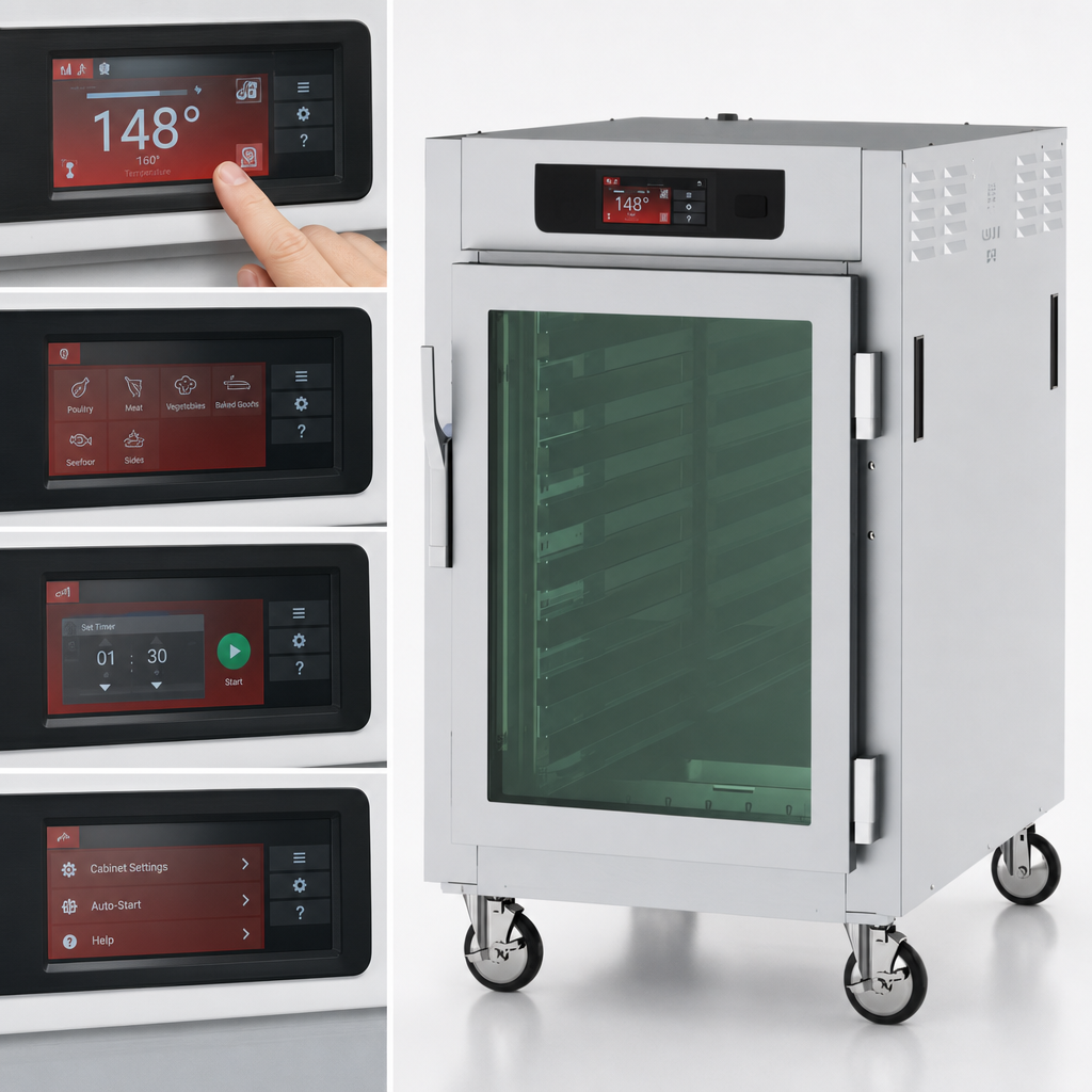 6.8-Inch Touch-Screen Controls