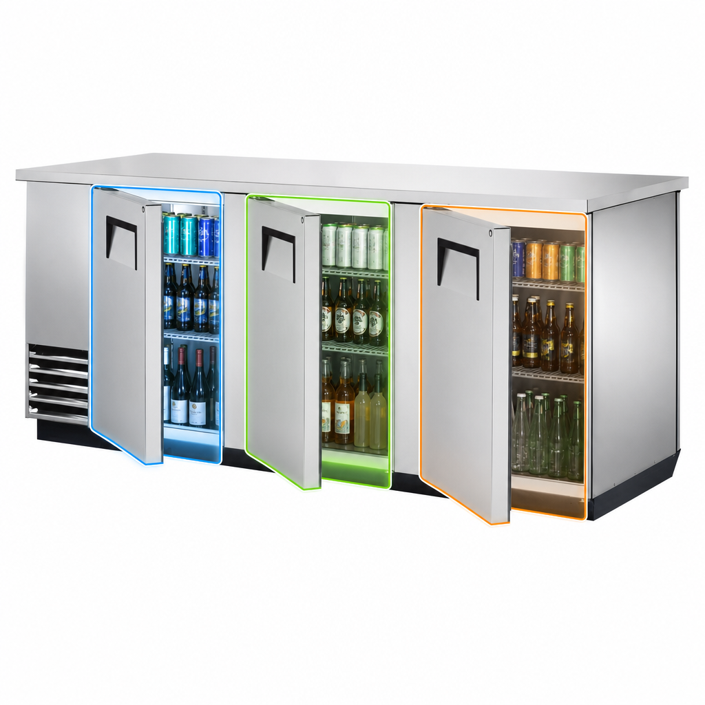 Three-Section Cabinet