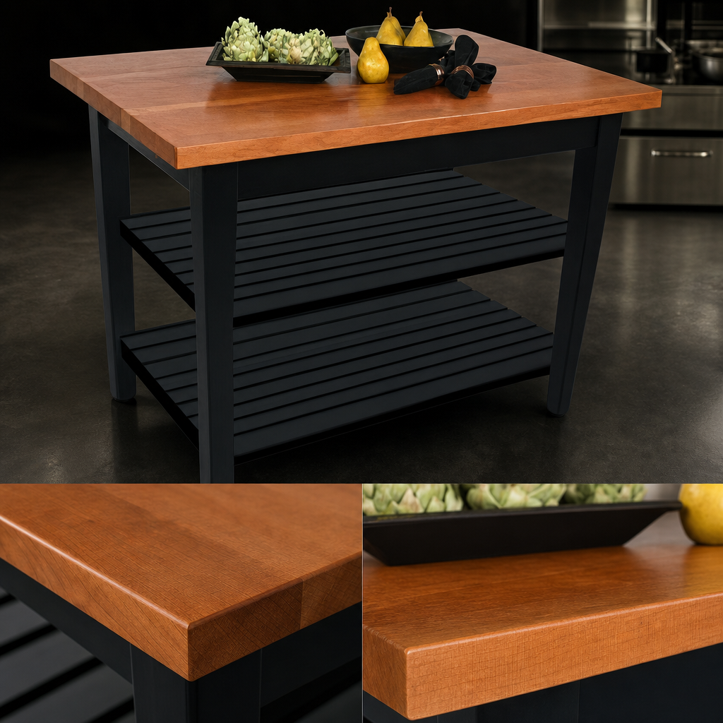 Edge Grain Wood Top