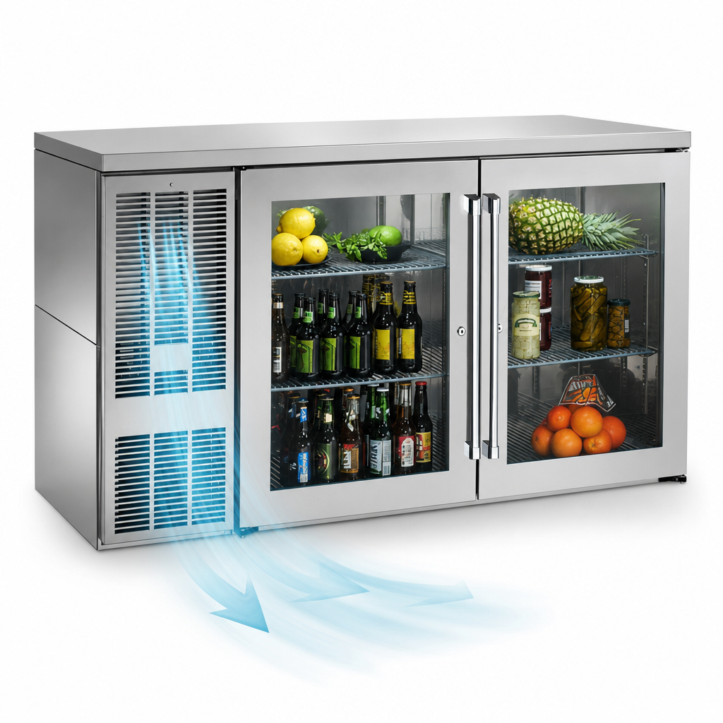 Front-Vented, Side-Mounted Refrigeration