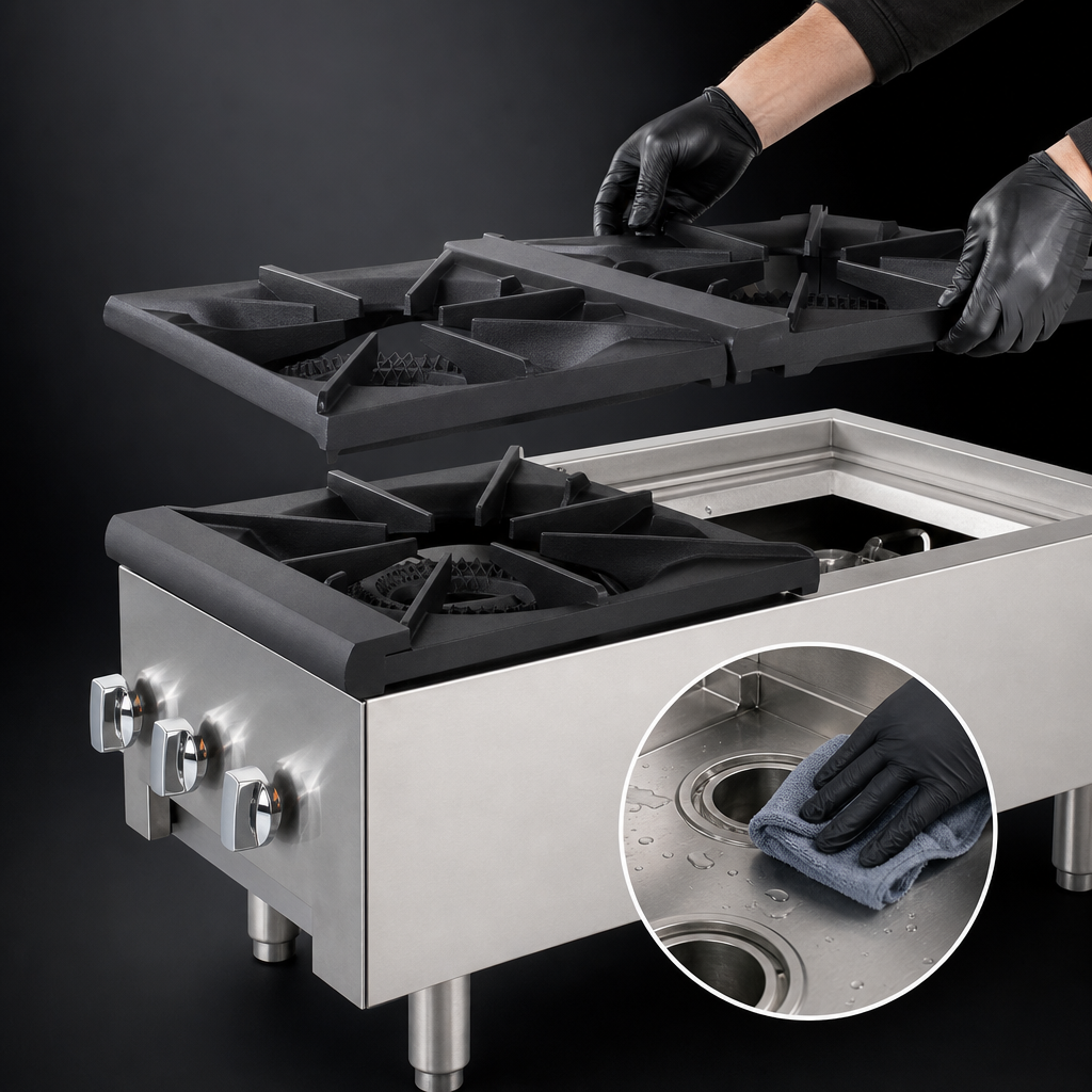 Removable Cast-Iron Top Grates