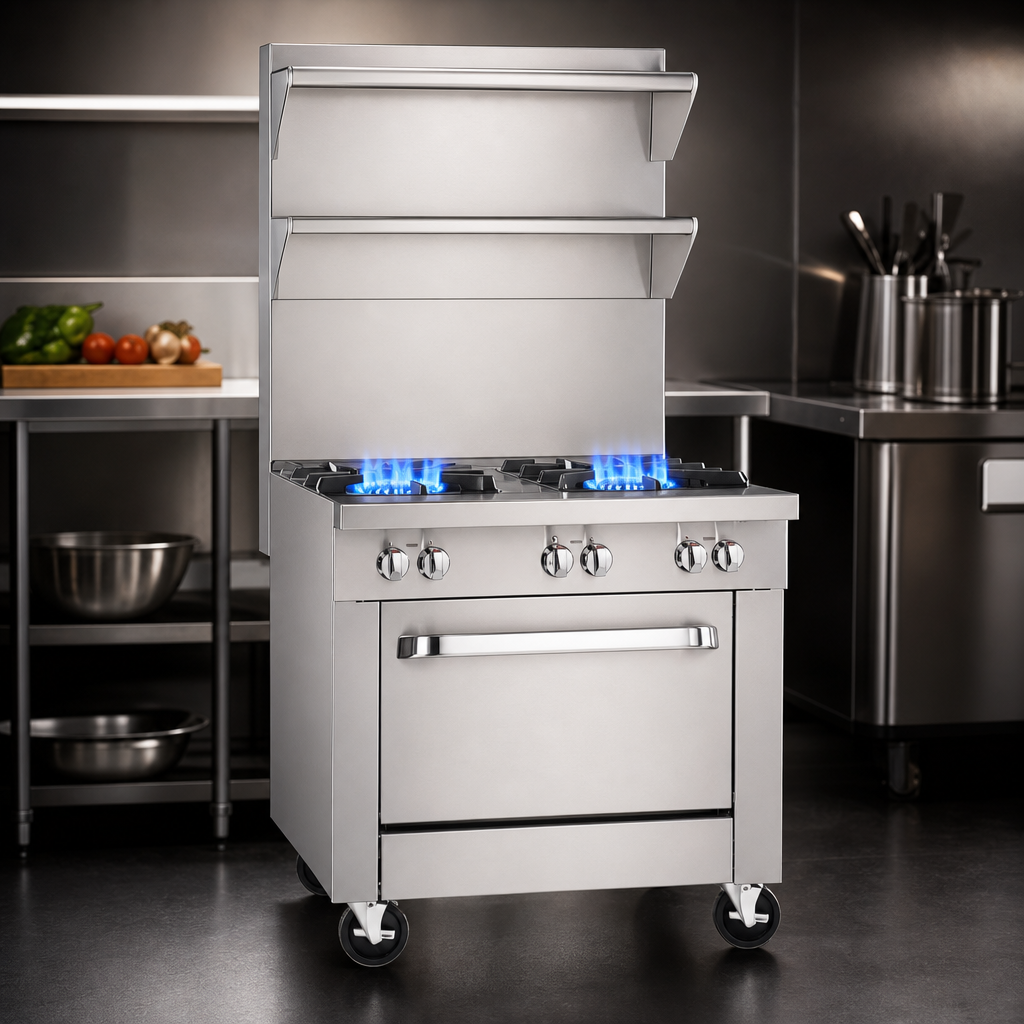 Two Open Burners