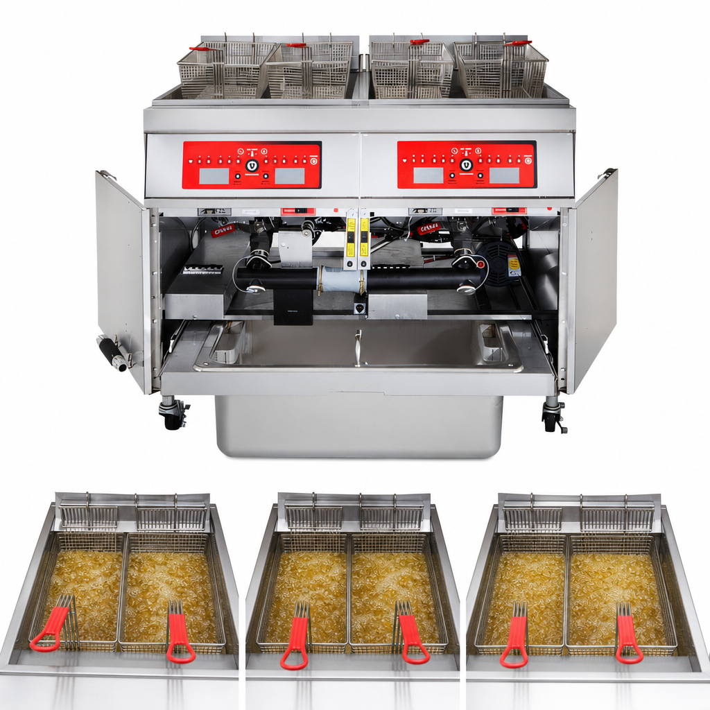 Three-Battery Fryer Design