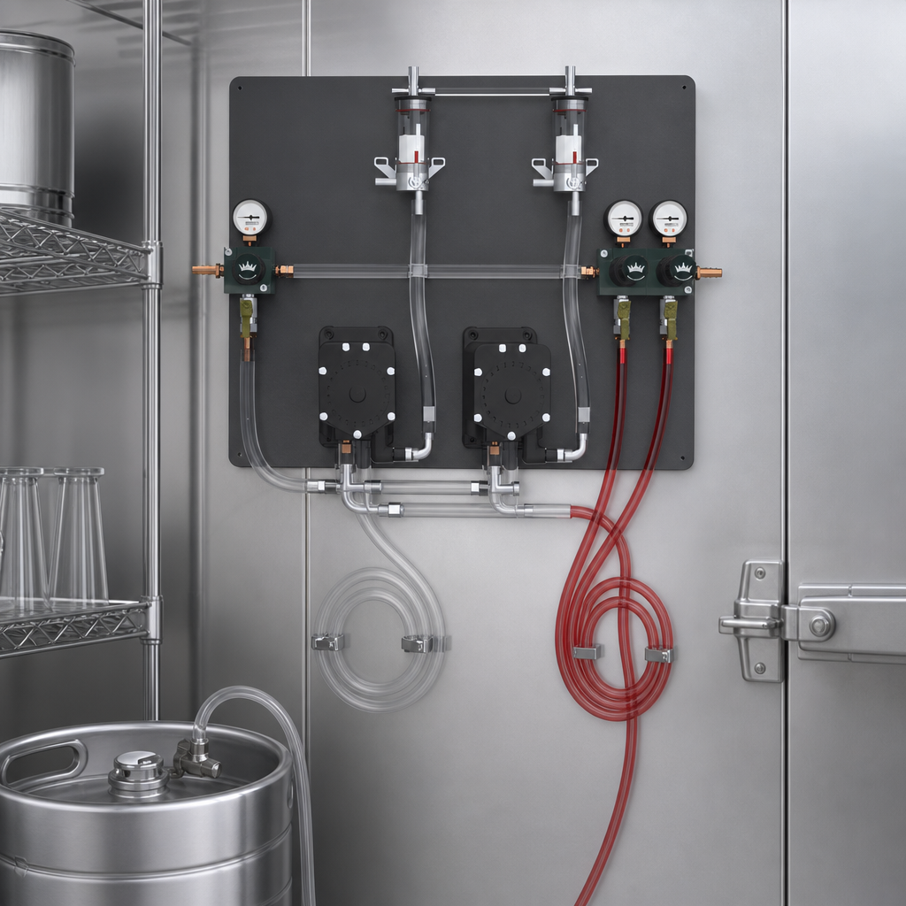 Neat Beer Line Routing