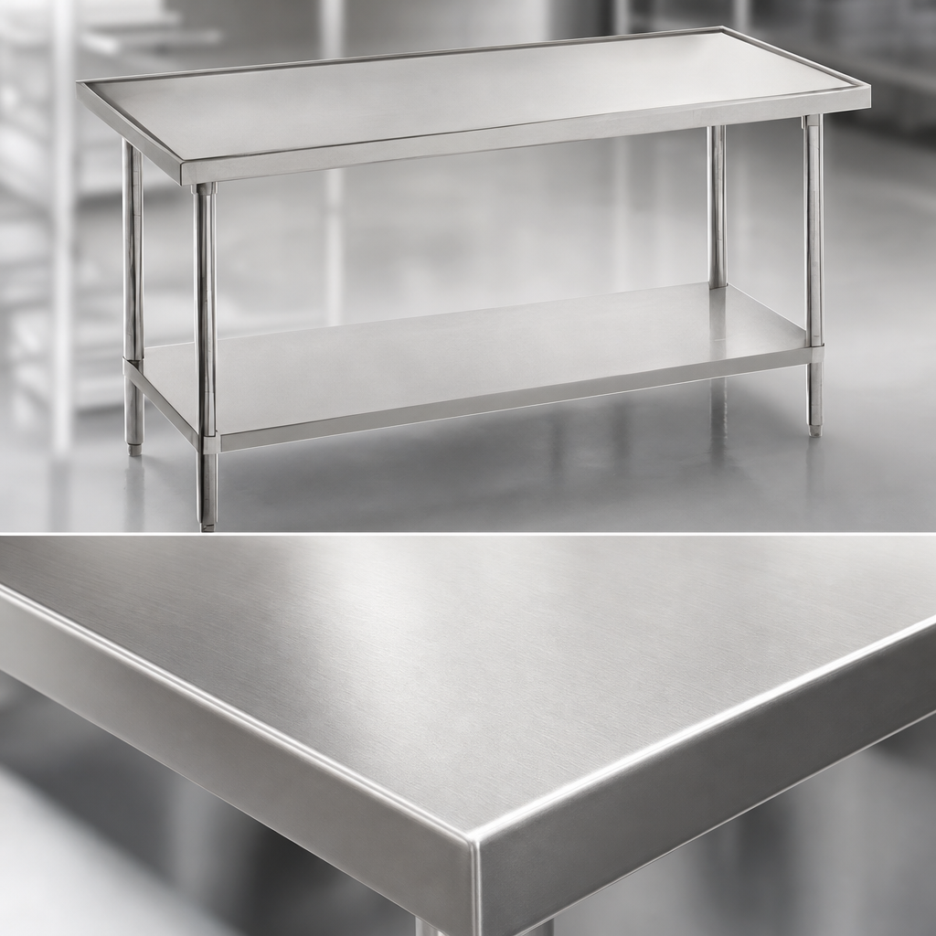14 Gauge 304 Stainless Steel Top