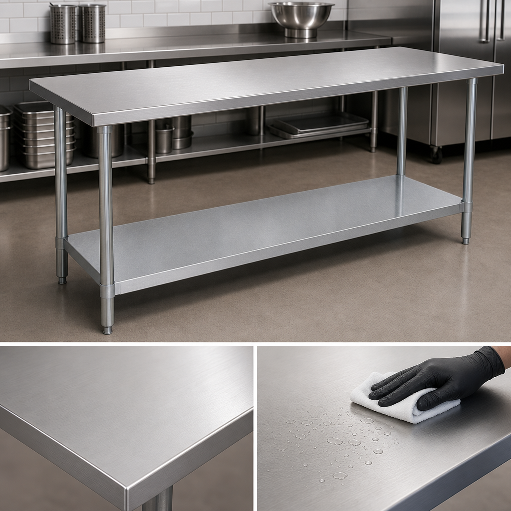 16-Gauge 300 Series Stainless Steel Top