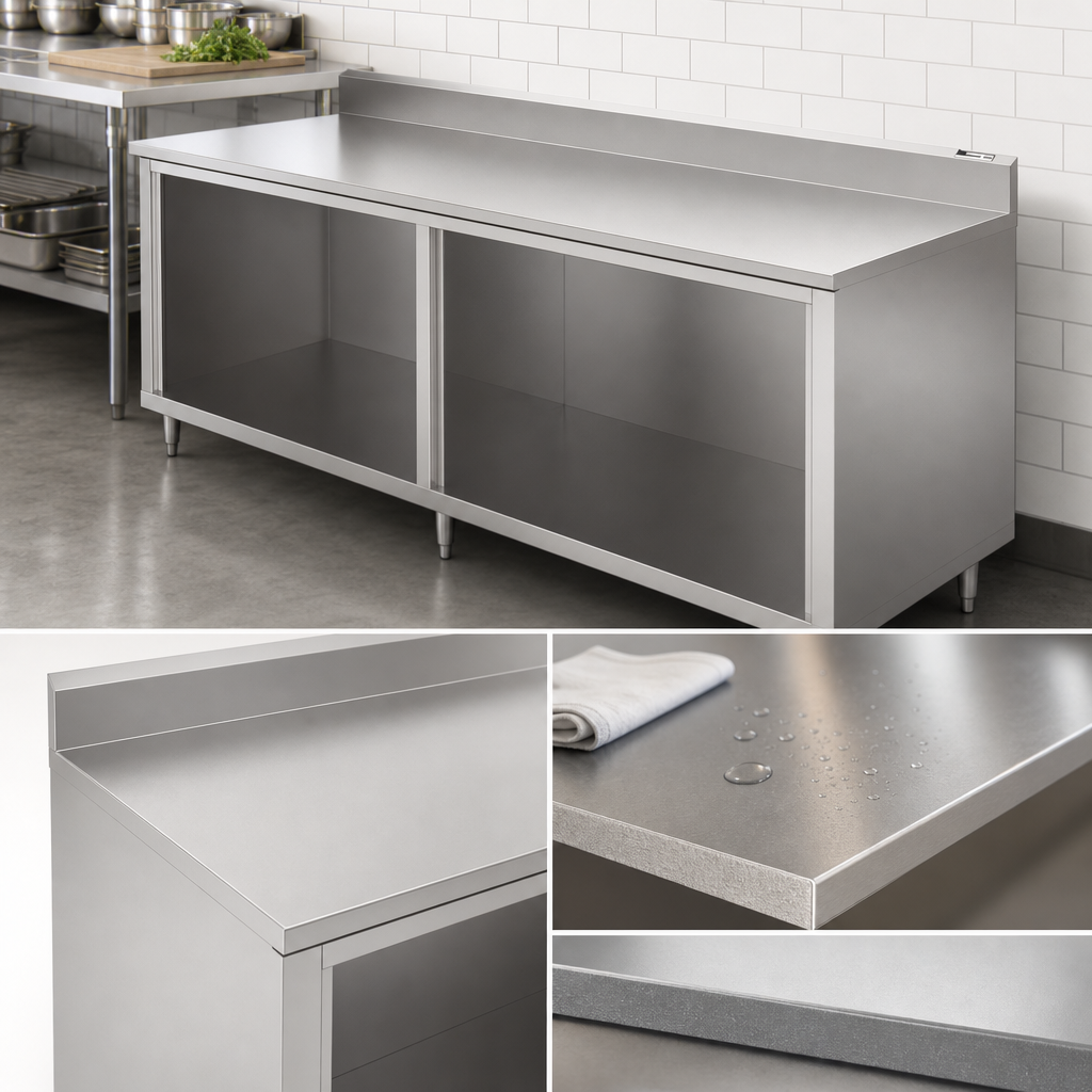 14-Gauge 300-Series Stainless Steel Top