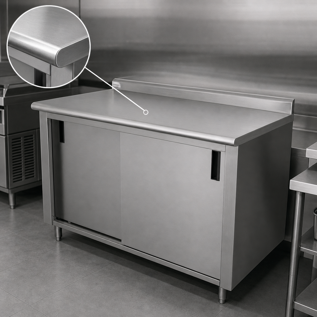 14-Gauge 304 Stainless Steel Top