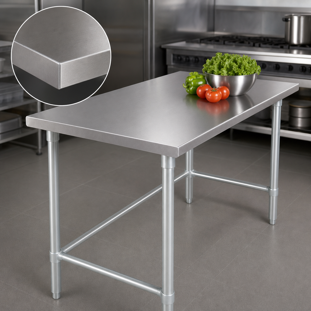 14-Gauge Stainless Steel Top
