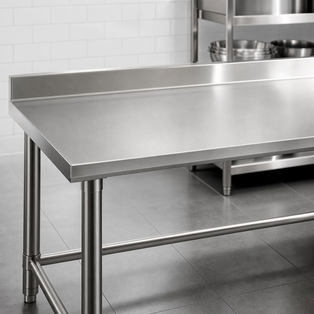 16-Gauge Stainless Steel Top