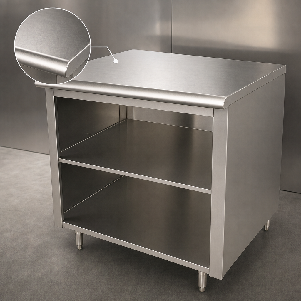 14-Gauge 304 Stainless Steel Top