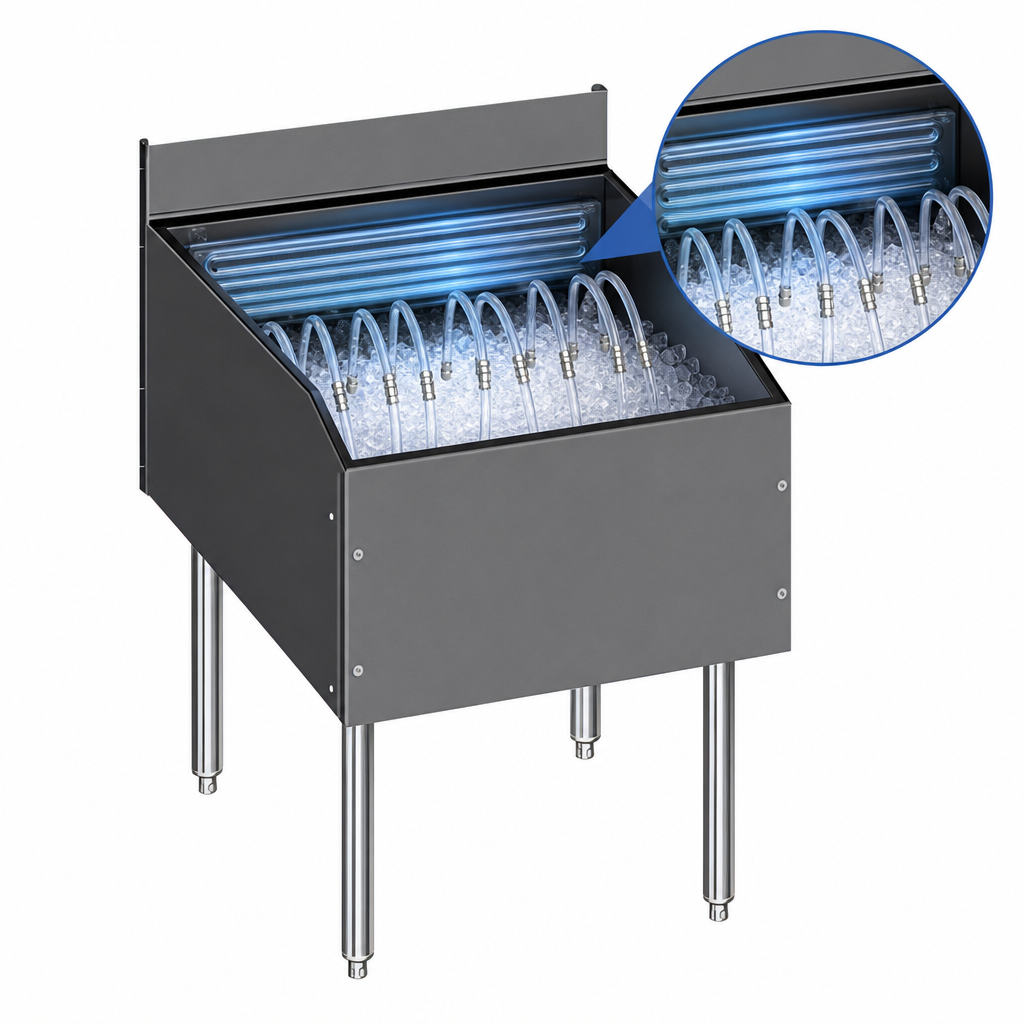 Built-In 10-Circuit Cold Plate