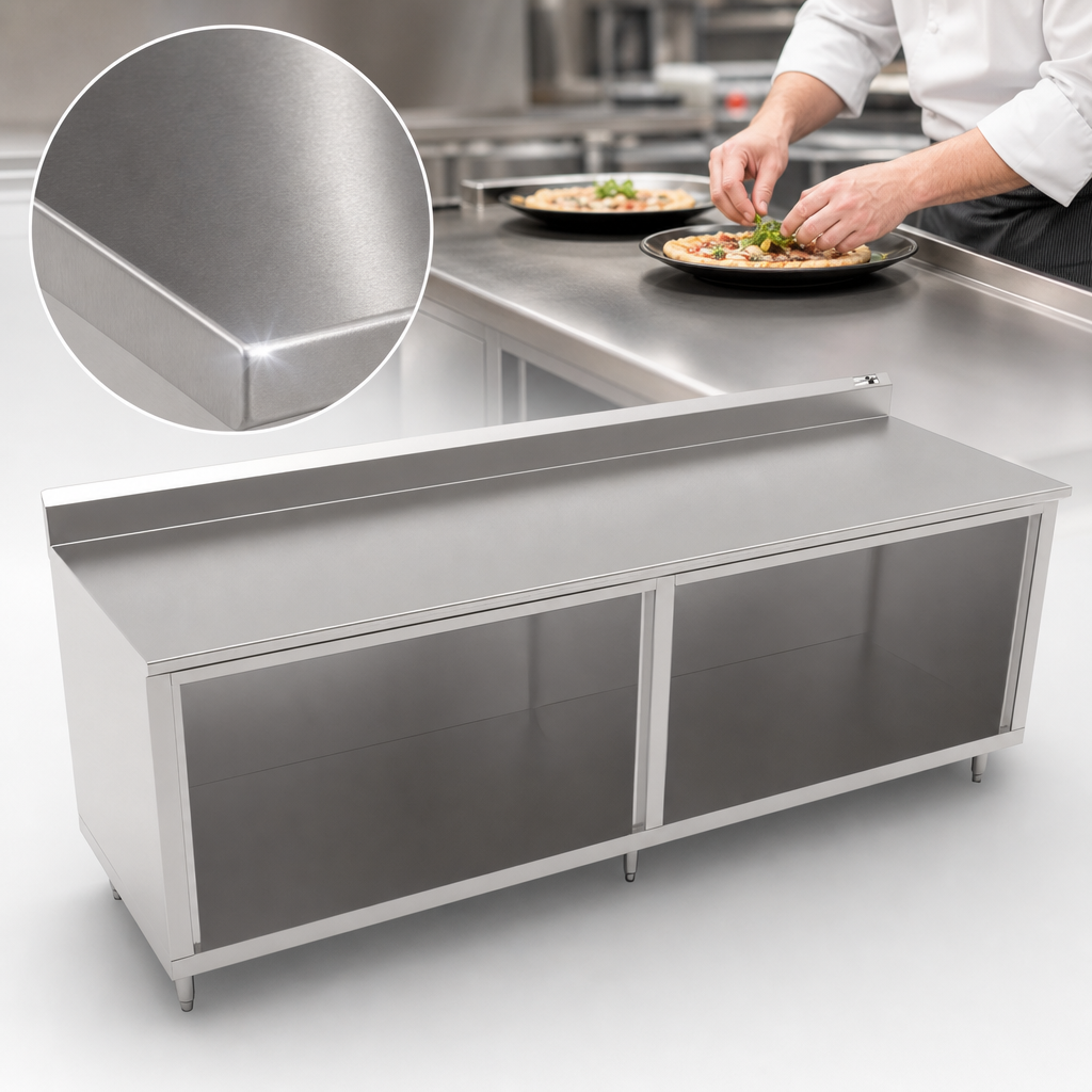 16-Gauge 300-Series Stainless Steel Top