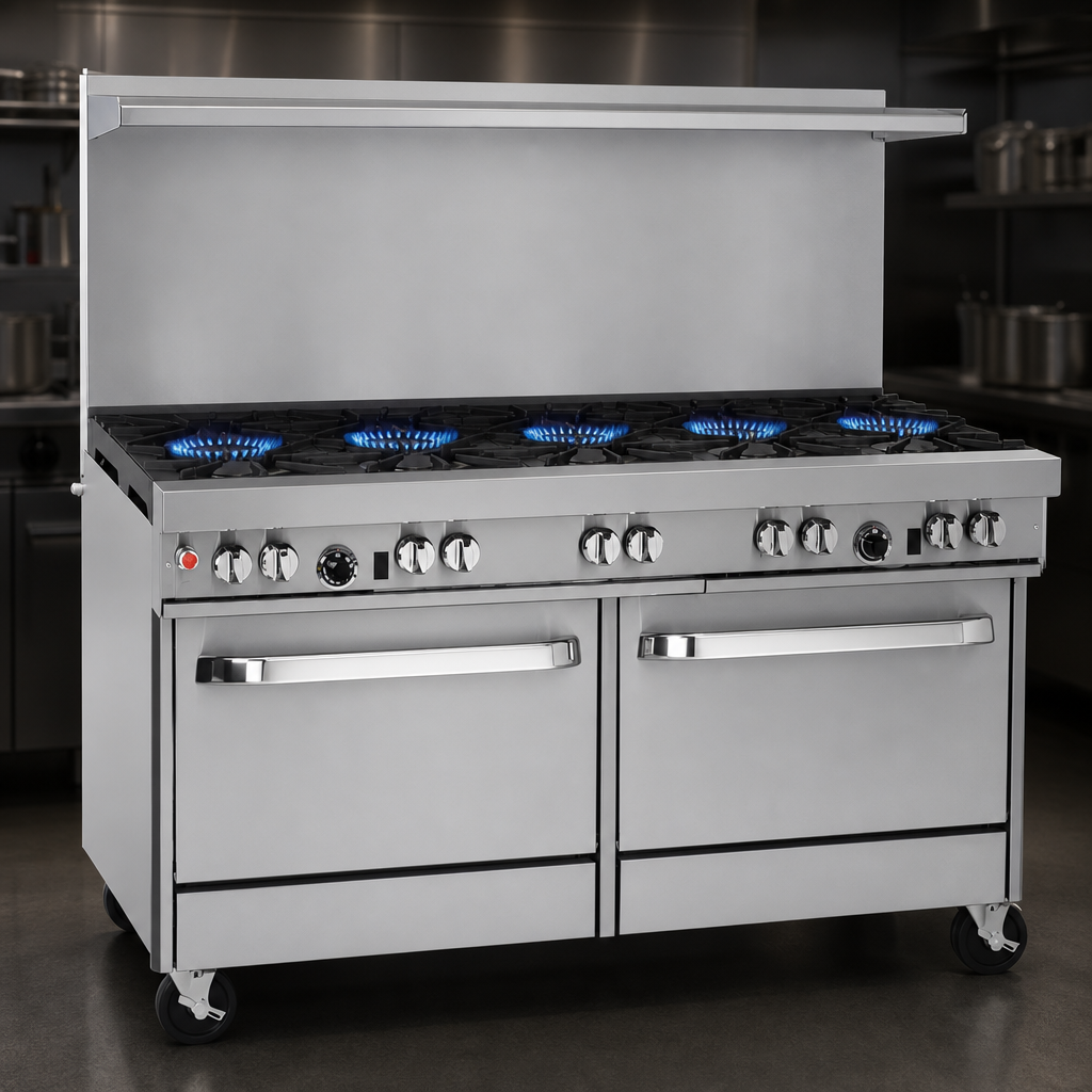 Six Open Burners
