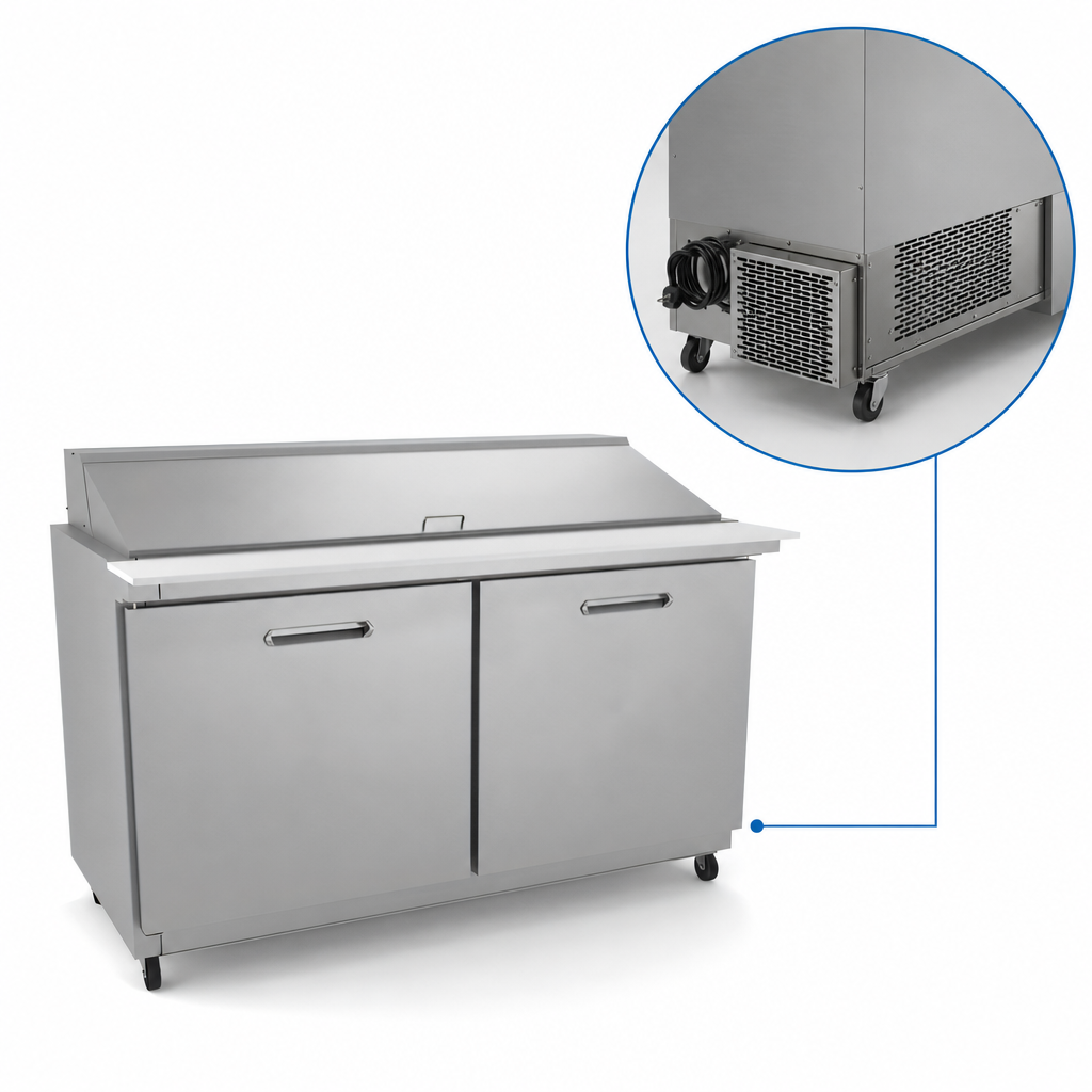 Self-Contained Rear Bottom-Mounted Refrigeration