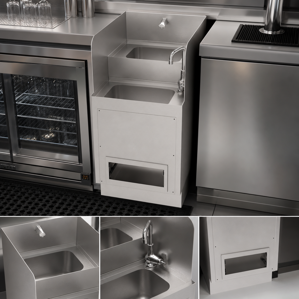 Hybrid Hand/Dump Sink Design