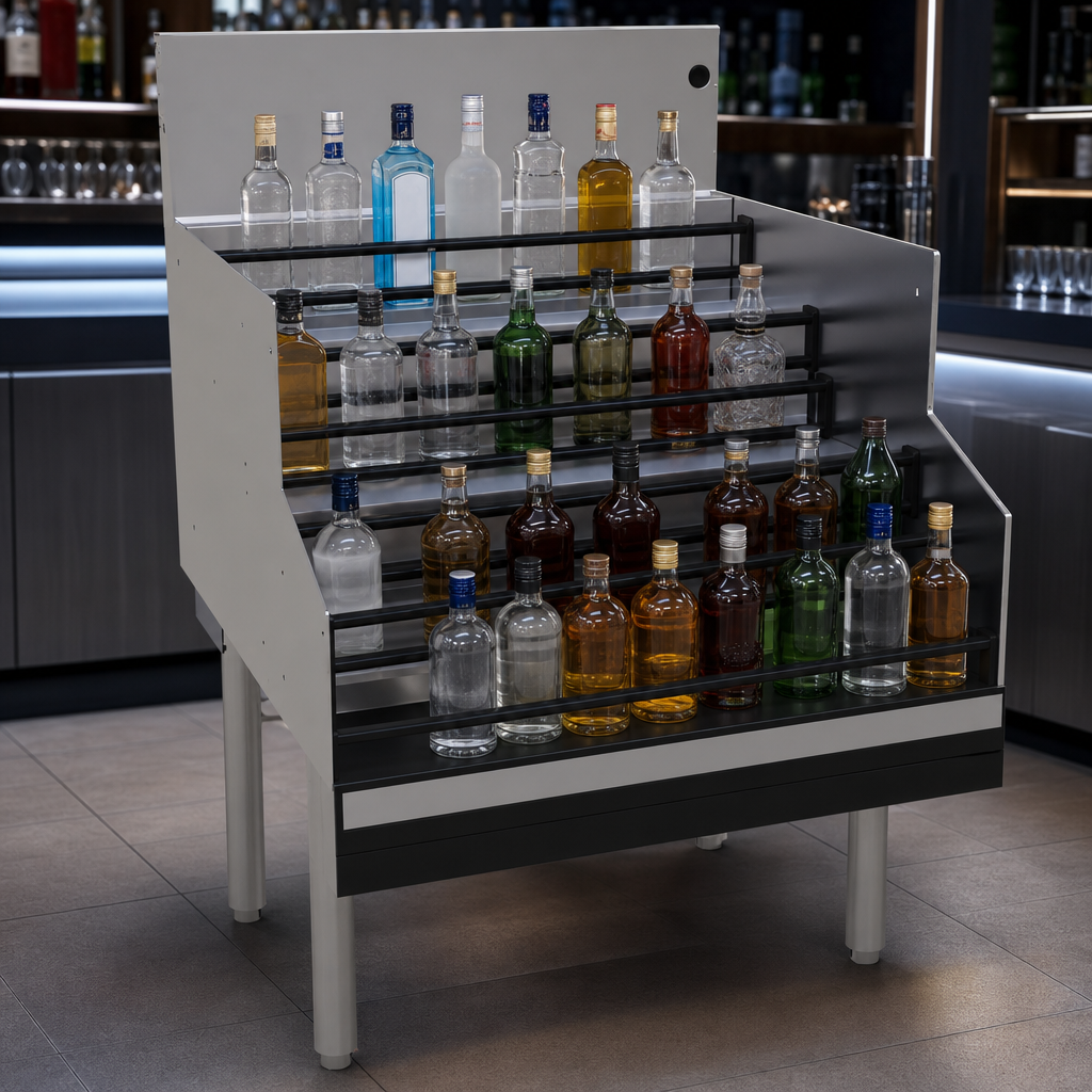 Four Bottle Storage Levels