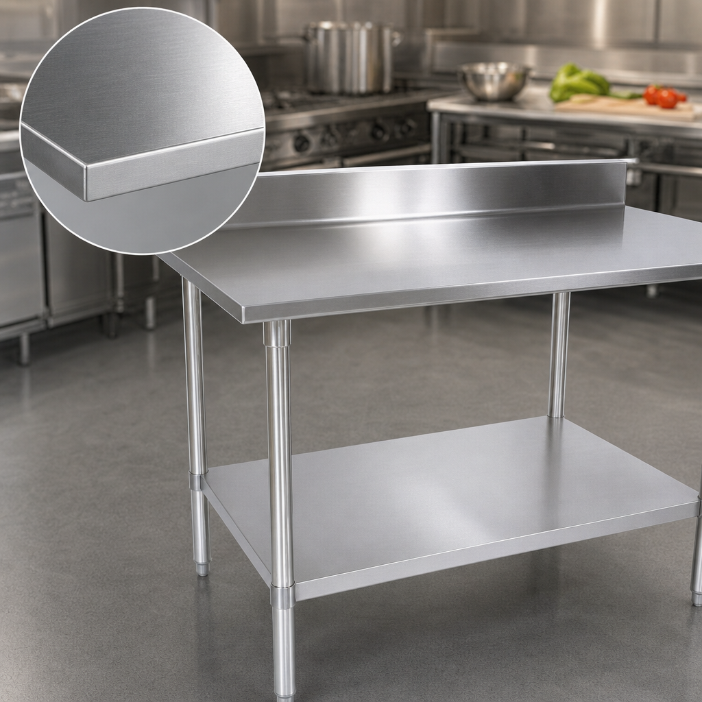 18-Gauge T-430 Stainless Steel Top